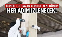 Ahmetli’de pazar yerinde yeni dönem: Her adım izlenecek!
