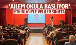 “Ailem Okula Başlıyor” etkinliğiyle veliler sınıfta!