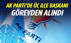 AK Parti’de üç ilçe başkanı görevden alındı!