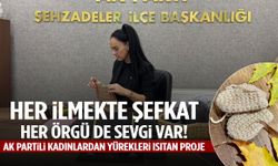 AK Partili kadınlardan yürekleri ısıtan proje