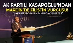 AK Partili Kasapoğlu’ndan Mardin’de Filistin vurgusu!