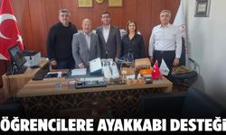 ATSO’dan öğrencilere ayakkabı desteği