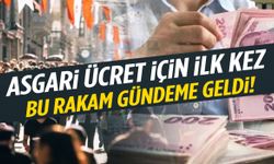 Asgari ücret için ilk kez bu rakam gündeme geldi! Canlı yayında açıkladı