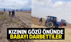 Babasının darbedildiği anları sesi titreyerek kaydetti