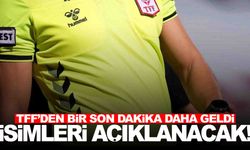 TFF’den açıklama geldi… Bahis oynayan hakemlerin isimleri açıklanacak