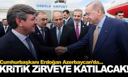 Cumhurbaşkanı Erdoğan Azerbaycan’da… Türk Devletleri Teşkilatı Zirvesi’ne katılacak