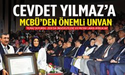 Cumhurbaşkanı Yardımcısı Yılmaz’a MCBÜ’den önemli unvan