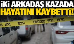 Motosiklet direğe çarptı, iki arkadaş hayatını kaybetti!