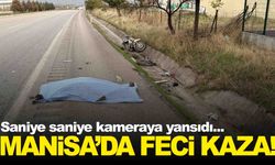 Manisa’da otomobil ile motosiklet çarpıştı… Motosiklet sürücüsü olay yerinde can verdi!