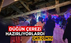 Düğün çerezi hazırlıyorlardı... Çatı çöktü: 6 yaralı
