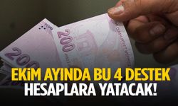 Ekim ayı ödemeleri belli oldu! İşte hesaplara yatacak 4 destek…
