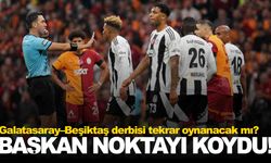 Galatasaray–Beşiktaş derbisi tekrar oynanacak mı? TFF Başkanı Hacıosmanoğlu açıkladı!