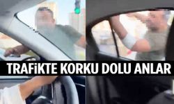 İki kadın kabusu yaşadı… Tartıştığı kadınların otomobilini yumrukladı!