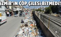 İzmir’de çöp dağları yolları kapladı!