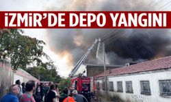 İzmir’de depo yangını! Dumanlar kenti kapladı