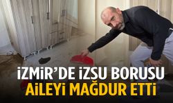 İzmir’de şebeke borusu patladı: Ev sular altında kaldı