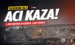 İzmir’de 2 çocuk babası işçi 5 metreden düşerek öldü!