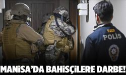 Manisa’da bahis çetesine darbe!