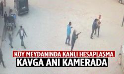 Köy meydanında kanlı hesaplaşma! Silah doğrultan adamın üzerine yürüyüp bıçakla öldürdü