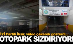 Kültür Sitesi Otoparkı sızdırıyor… İYİ Partili başkandan videolu tepki!