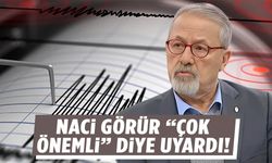Naci Görür “çok önemli” diye uyardı!