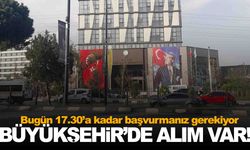 Manisa Büyükşehir Belediyesi’nden yeni iş fırsatı… Başvurular bugün 17.30’da bitiyor!