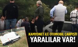 Manisa-Denizli karayolunda kaza: Kamyonet ile otomobil çarpıştı! Yaralılar var…