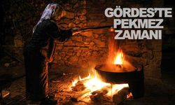 Manisa Gördes’te pekmez kazanları kaynamaya başladı