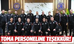 Manisa Emniyeti’nden TOMA operatörlerine teşekkür