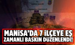 Manisa’da 7 ilçede eş zamanlı baskın! 11 kişi tutuklandı