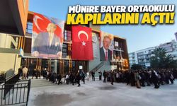 Münire Bayer Ortaokulunda ilk ders zili çaldı