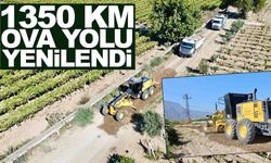 Manisa Şehzadeler’de1350 kilometre ova yolu yenilendi