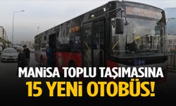 Manisa toplu taşımasına 15 yeni otobüs!
