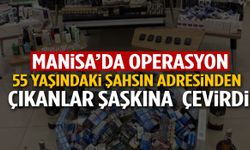 Manisa’da 55 yaşındaki şahsın adresinden çıkanlar şaşkına çevirdi!