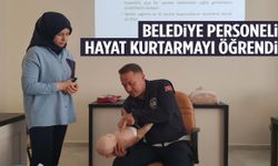 Manisa’da belediye personeli hayat kurtarmayı öğrendi