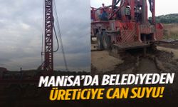 Manisa’da belediyeden üreticiye can suyu! Sondaj çalışmaları başladı…