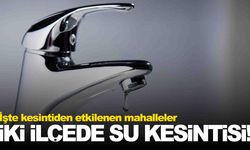 Manisa’da boru patlağı nedeniyle iki ilçede su kesintisi