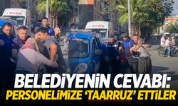 Manisa'da çekilen görüntüler tepki çekmişti! Belediyeden savunma geldi: Taarruz ettiler...