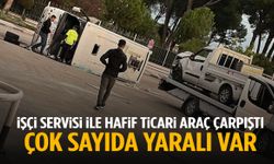 Şehzadeler'de işçi servisi kaza yaptı! Çok sayıda yaralı var…