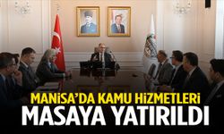 Manisa’da kamu hizmetleri masaya yatırıldı! Vali Özkan’dan önemli açıklamalar…