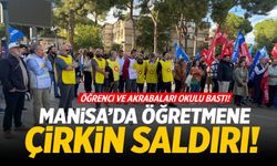 Manisa'da öğrenci ve akrabaları okul bastı! Çirkin saldırı...