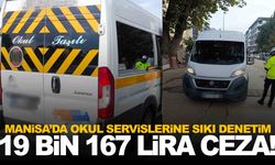 Manisa’da okul servislerine sıkı denetim… 19 bin 167 lira ceza!