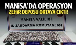 Manisa’da operasyon! Zehir deposu ortaya çıktı…