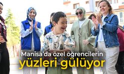 Manisa'da özel öğrencilerin yüzleri gülüyor