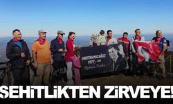 Manisa’da “Şehitlikten Zirveye” 1500 metrelik tırmanış