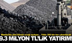 Manisa’da yeni kömür ocağı açılıyor… Yılda 300 bin ton çıkarılacak… Bu maden diğerlerinden farklı!