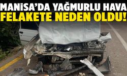 Manisa’da iki araç kafa kafaya çarpıştı! Yaralılar var…