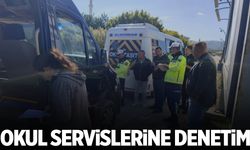 Kaymakamlık talimatıyla servis araçları kontrol edildi