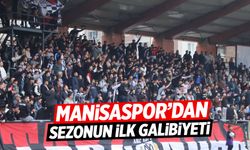 Manisaspor sezonun ilk galibiyetini aldı