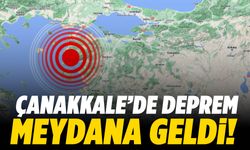Mersin’den sonra Çanakkale sallandı! 4.0 büyüklüğünde deprem